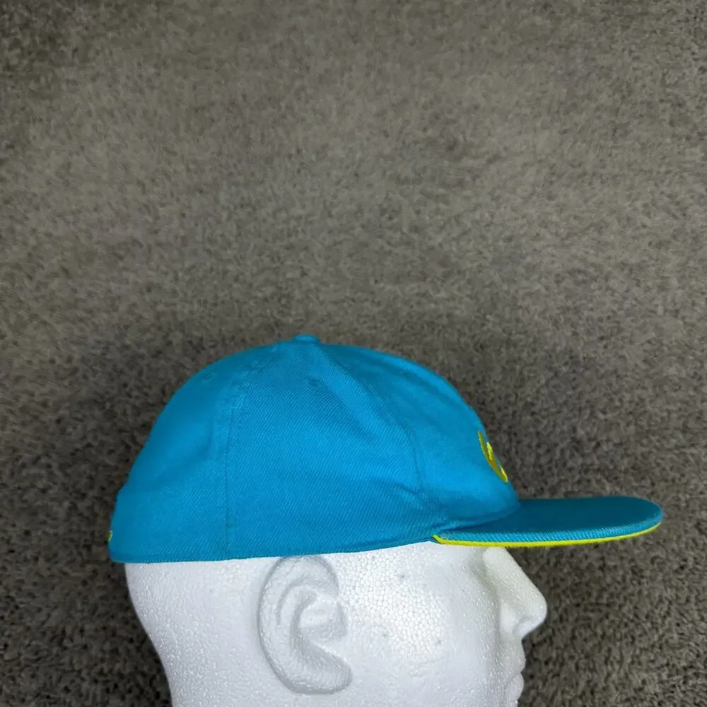 Nike 6.0 Hat Boys 8-20 Blue Yellow Swoosh Fitted Baseball Cap Casual Youth